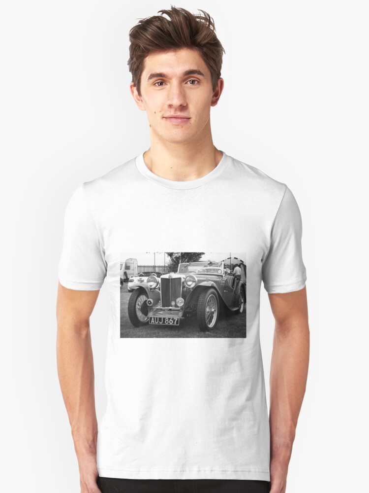 Alternate view of Vintage MG-T Sports Car Slim Fit T-Shirt