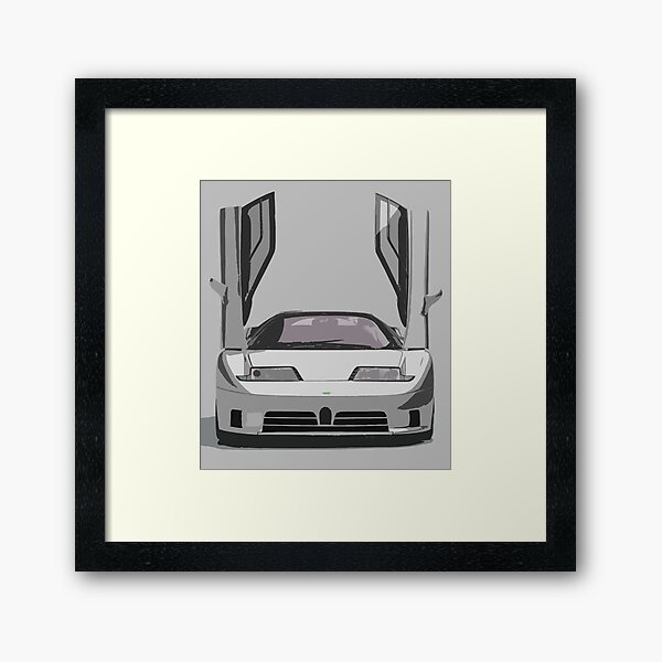 Bugatti EB110 Framed Art Print