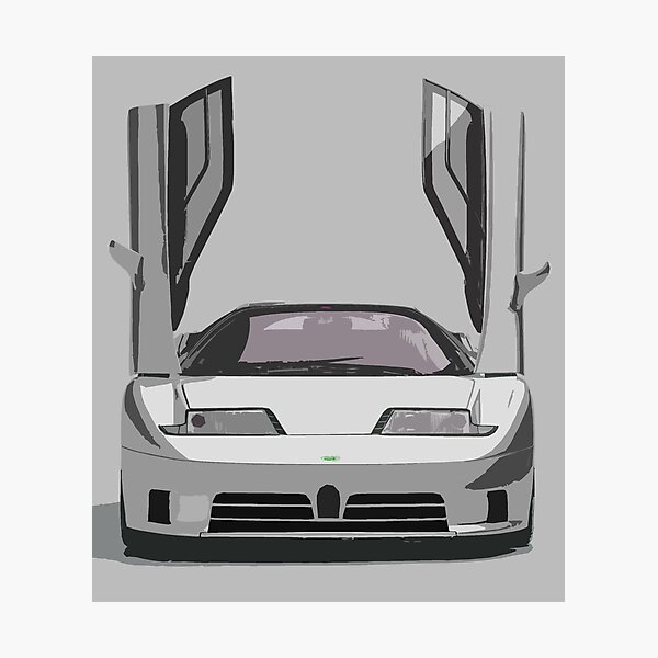 Bugatti EB110 Photographic Print