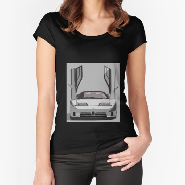 Bugatti EB110 Fitted Scoop T-Shirt