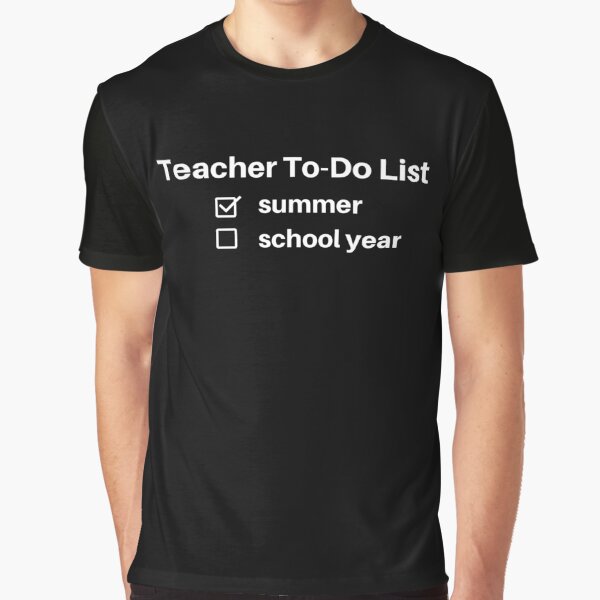 Teacher Summer Graphic T-Shirt