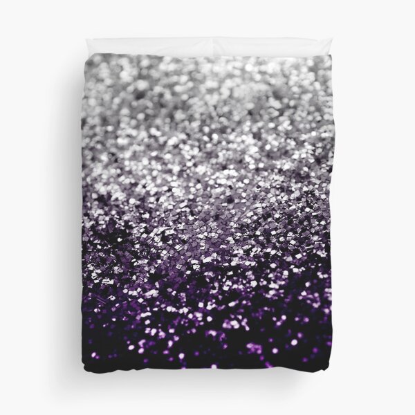 Item preview, Dark Night Purple Black Silver Glam #1 (Photo of Glitter Only - Not Reflective) designed and sold by Anita's & Bella's Art.