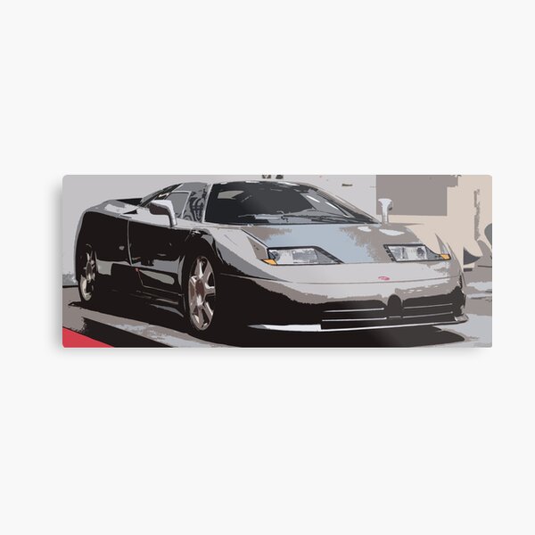 Bugatti EB110 Metal Print