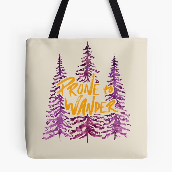 Item preview, Prone to Wander - Gold and Purple designed and sold by Marie Funseth.
