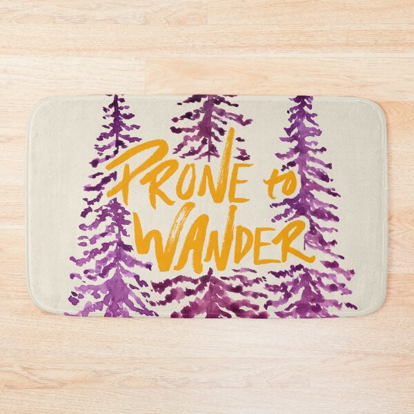 Item preview, Prone to Wander - Gold and Purple designed and sold by Marie Funseth.