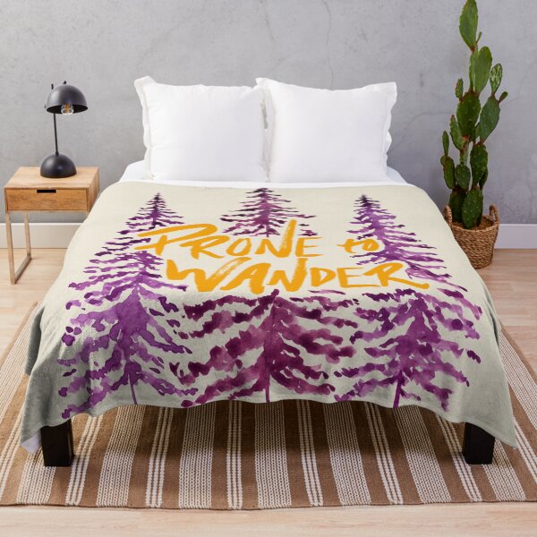 Item preview, Prone to Wander - Gold and Purple designed and sold by Marie Funseth.