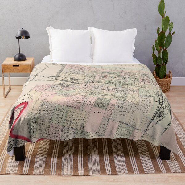 Item preview, Vintage Map of Savannah GA (1877) designed and sold by BravuraMedia.