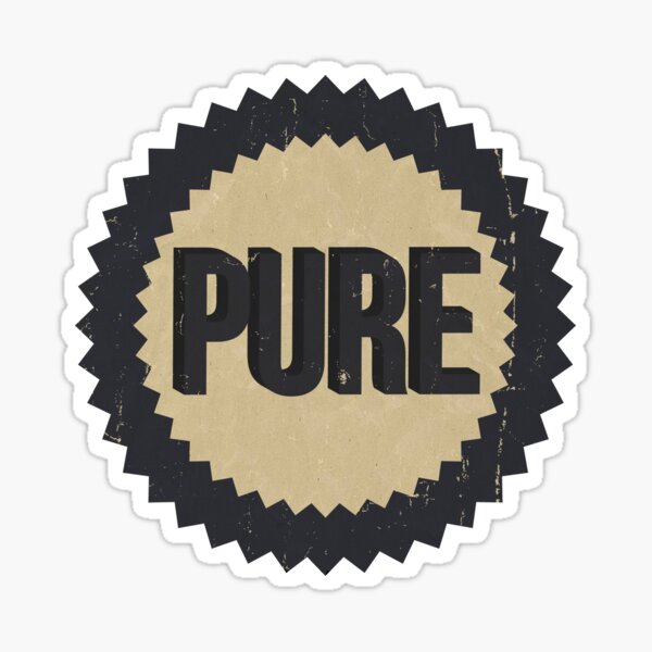 Pure Gasoline vintage sign reproduction Sticker