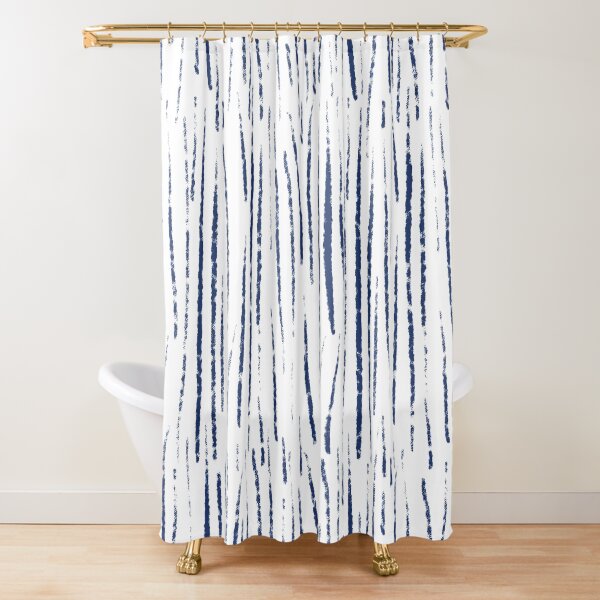 Shibori Rain Shower Curtain