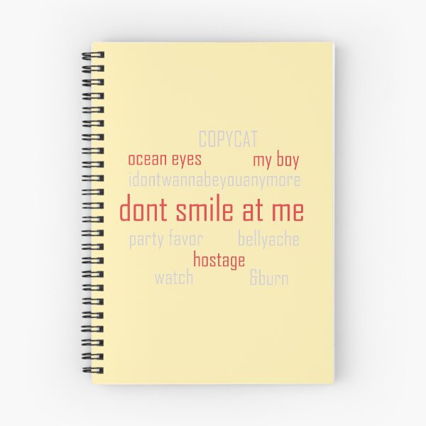 Item preview, dont smile at me designed and sold by LaurasPlace.