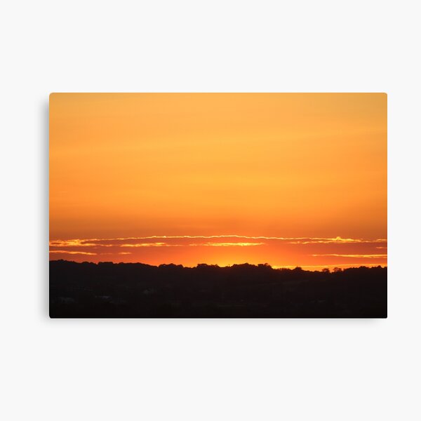 Lava am Himmel Leinwanddruck