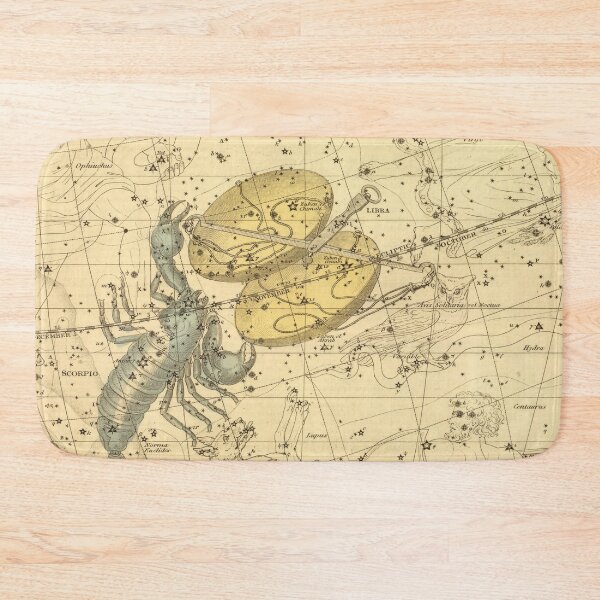 Item preview, Vintage Scorpio Constellation Map (1822) designed and sold by BravuraMedia.
