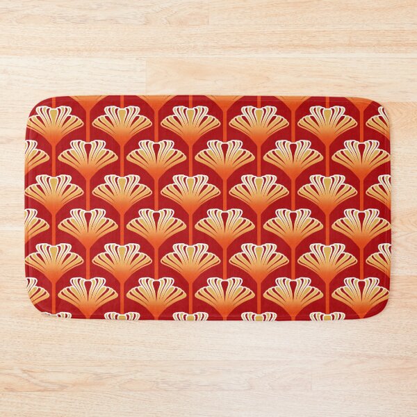 Item preview, Art Deco Lily, Orange and Gold designed and sold by Marymarice.
