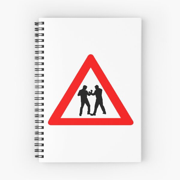 Item preview, Fight Warning Sign designed and sold by Dan60.