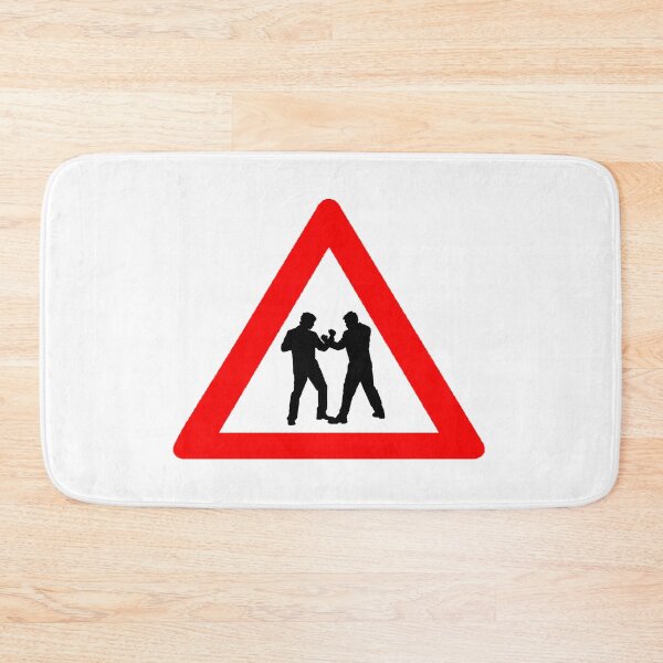 Item preview, Fight Warning Sign designed and sold by Dan60.