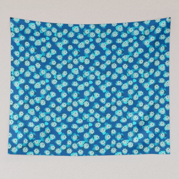 Item preview, Water Lilies, turquoise blue designed and sold by Marymarice.