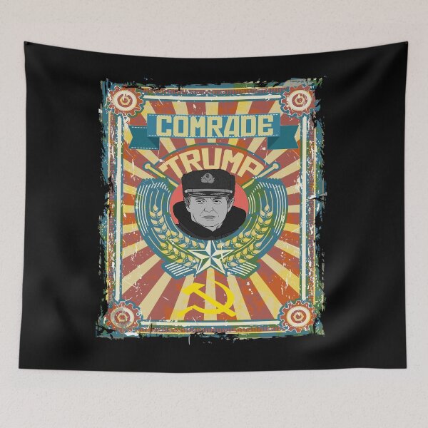 Item preview, Comrade Trump Russian Hack Propaganda Resist Protest Anti Donald Trump designed and sold by funnytshirtemp.