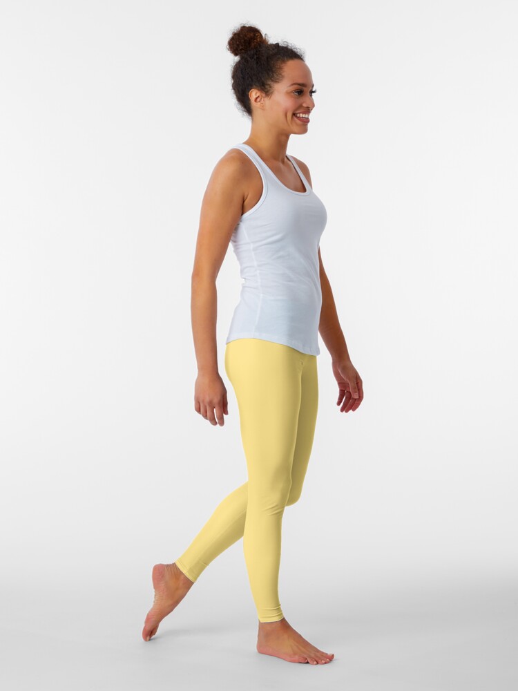 pale yellow leggings
