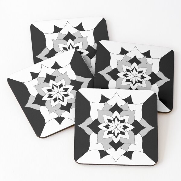 Item preview, Black And White Elegant Flower Design designed and sold by oursunnycdays.