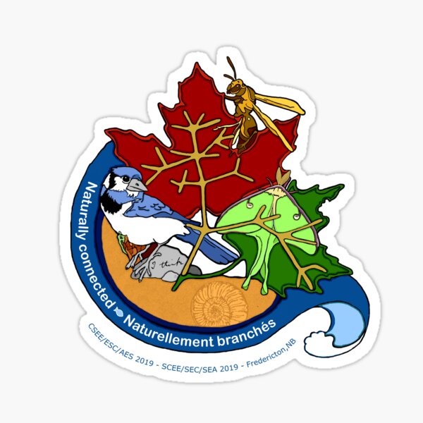 Meeting Logo (with meeting details below logo) Sticker