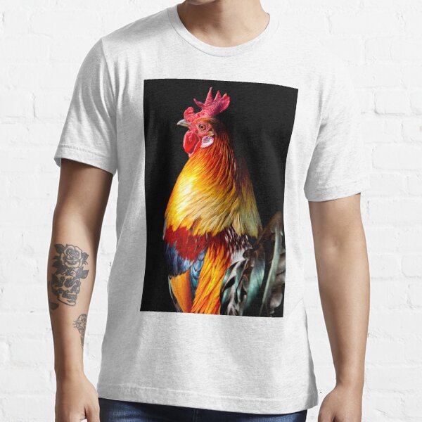 black rooster t shirt