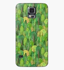 Aquarell Wald Hülle & Klebefolie für Samsung Galaxy