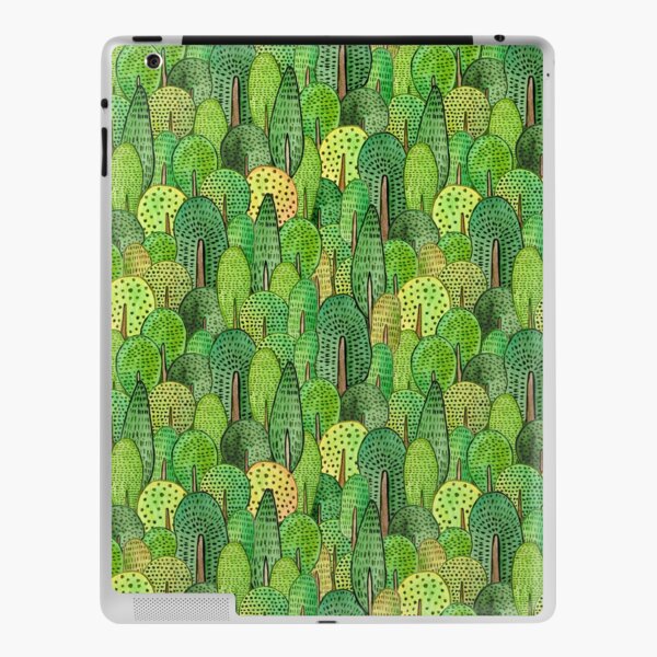 Watercolor forest iPad Skin