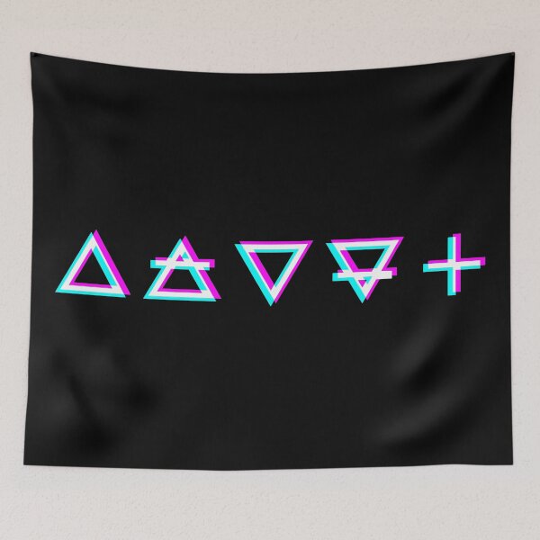 Item preview, Glitched Alchemical Element Symbols designed and sold by MartineMeeka.