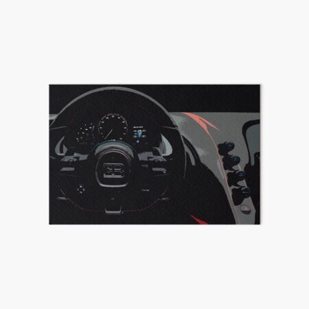 Bugatti Chiron Sport Interior Art Board Print