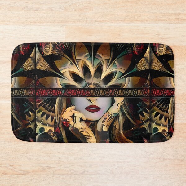 Item preview, The Lady of a Thousand Swords (Desert Tribal Fractal Fusion) designed and sold by San Jaya Prime.