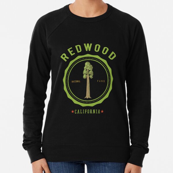 Redwood National Park California Redwoods Lightweight Sweatshirt