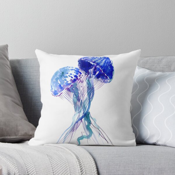 Item preview, JellyFish, Blue Aqua decor designed and sold by surenart.