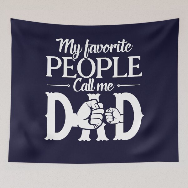 Item preview, My Favorite People Call Me Dad T shirt and Gifts with funny quotes designed and sold by Dolphin Graphic.
