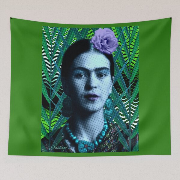 Item preview, Frida - In Front of the Green Palmas At the Beach (V1) designed and sold by Jorge Santiago Jiménez.