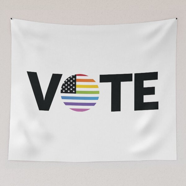 Item preview, 2020 US Presidential Election - Vote - Show Your Gay Pride! designed and sold by ShowYourPRIDE.