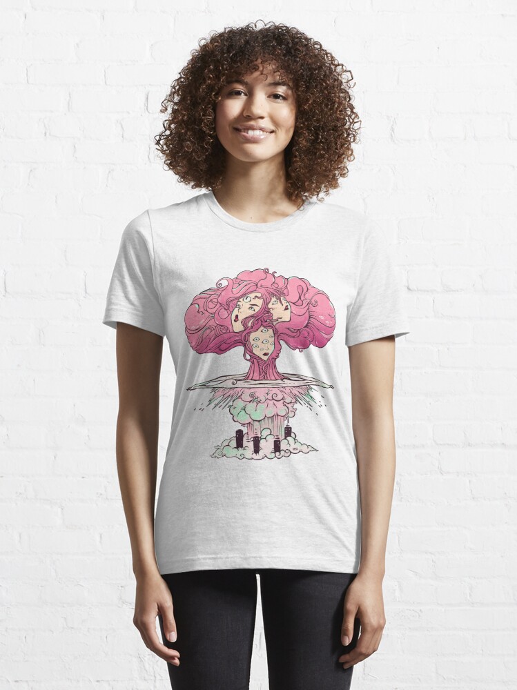 Mushroom Cloud Witchy Tarot Card Aesthetic T-Shirt