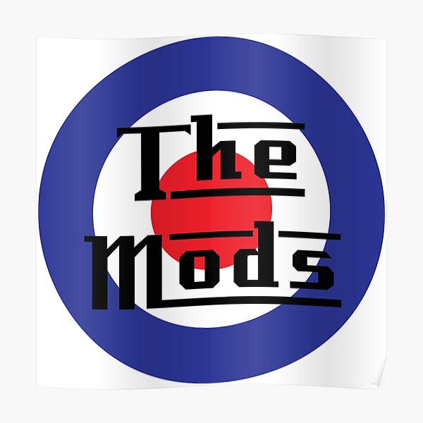 The Mods superimposed on an airforce roundel Poster