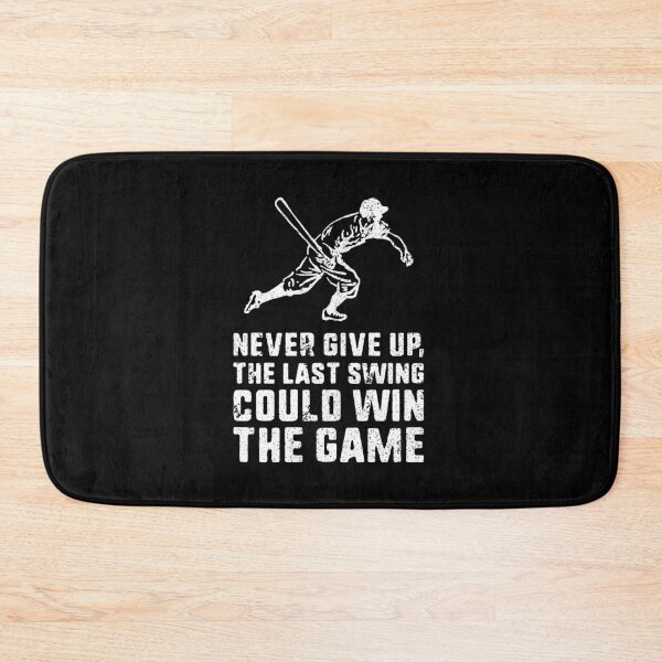 Item preview, Never Give Up - The Last Swing Could Win - Baseball Shirt designed and sold by bkfdesigns.