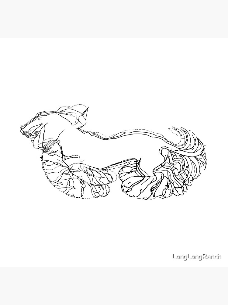Wiggly Waggly Wiener Dog Walking by LongLongRanch