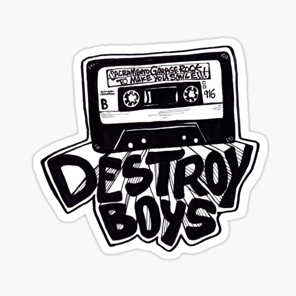 destroy boys Sticker