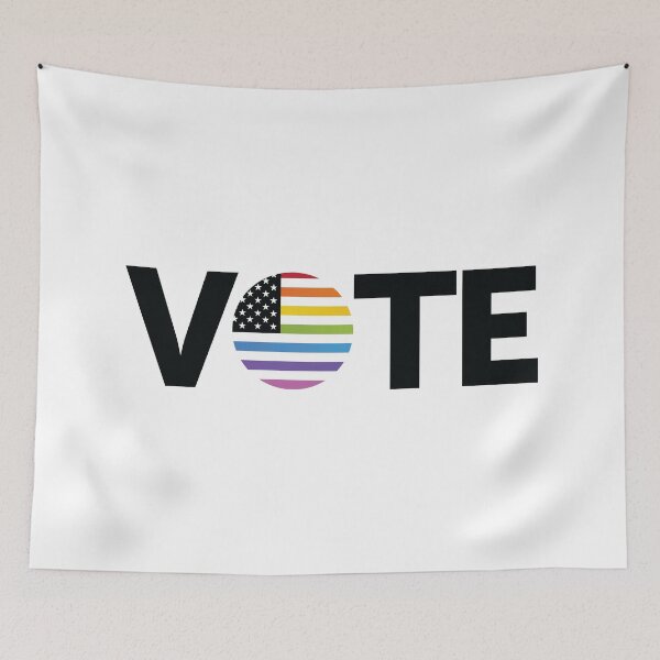 Item preview, 2020 US Presidential Election - Vote - Show Your Gay Pride! designed and sold by ShowYourPRIDE.