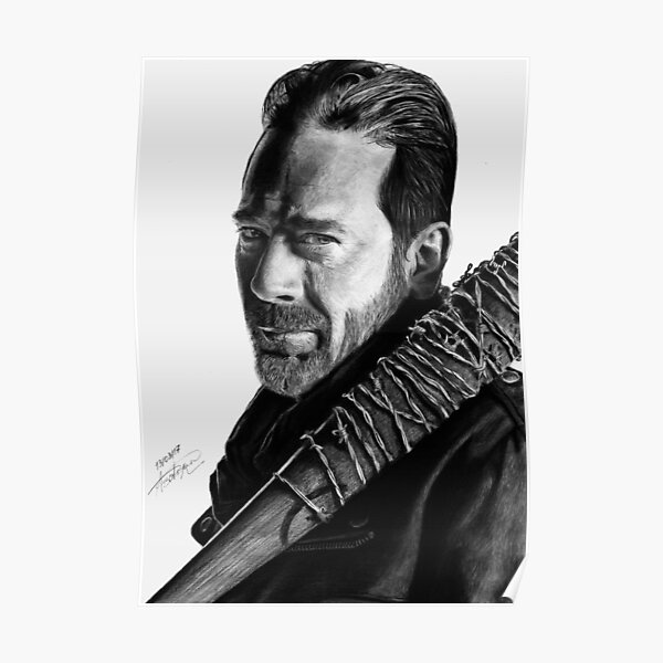 Poster Negan Redbubble