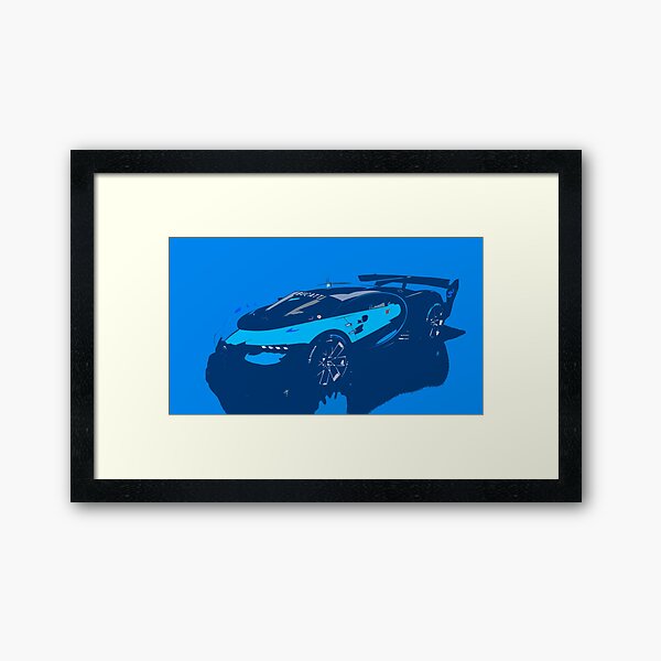 Bugatti Vision Gran Turismo Framed Art Print
