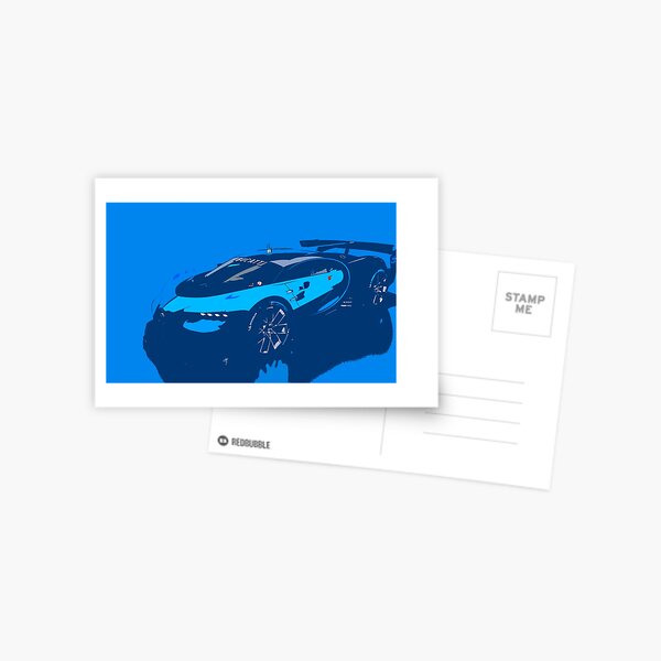 Bugatti Vision Gran Turismo Postcard