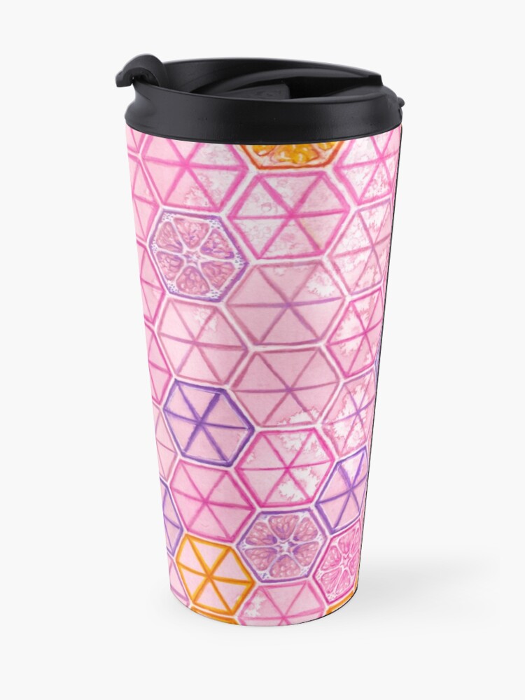 Alternate view of "Citrus" Pattern Travel Mug