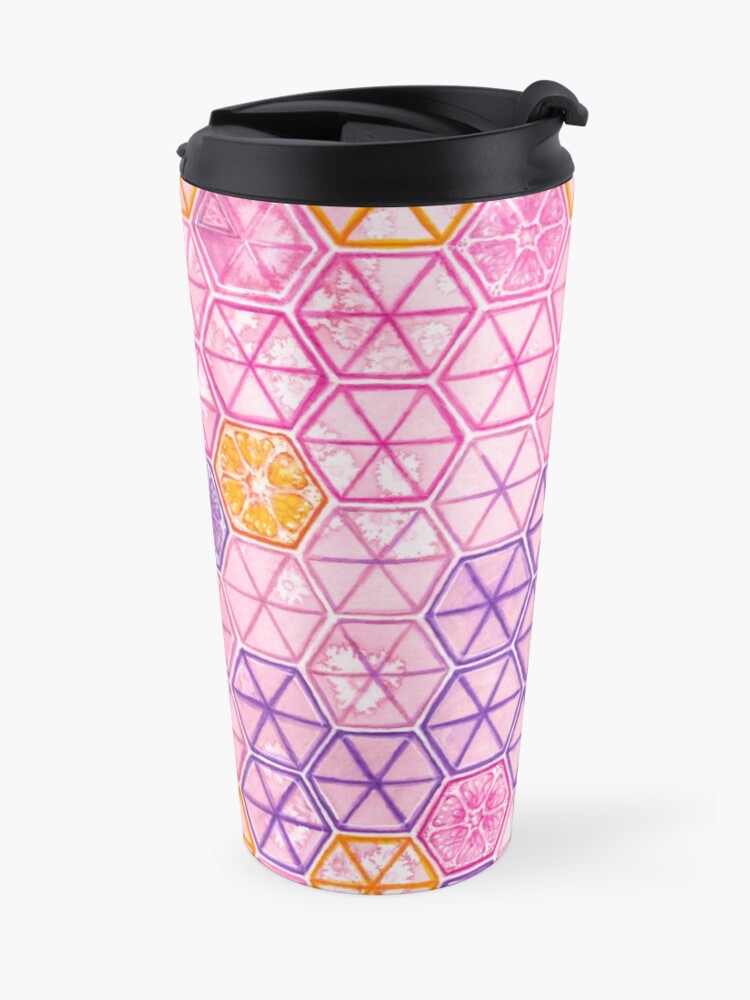 Alternate view of "Citrus" Pattern Travel Mug