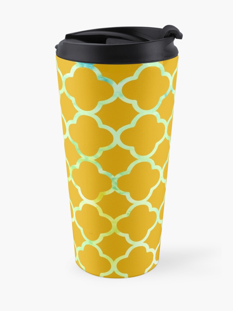 Alternate view of "Honey Rain" Pattern Travel Mug