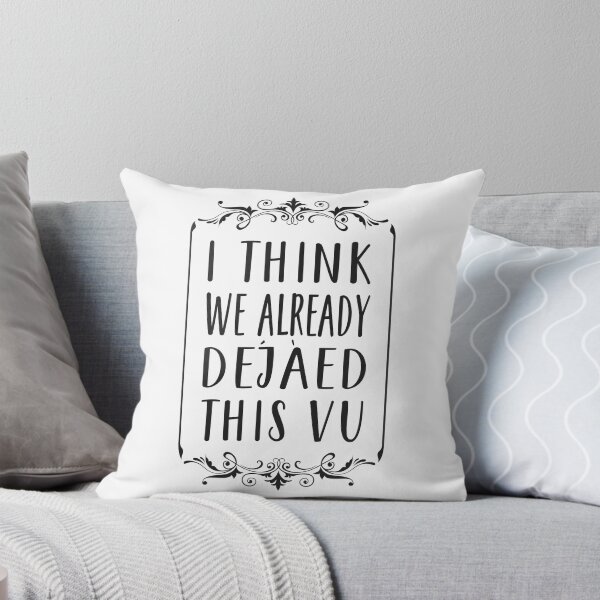Deja Vu Throw Pillow
