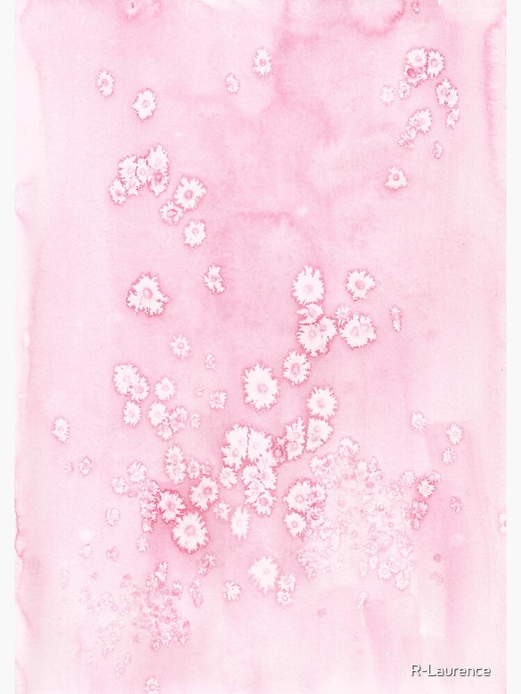 "Pink Soda" Watercolor Texture by R-Laurence