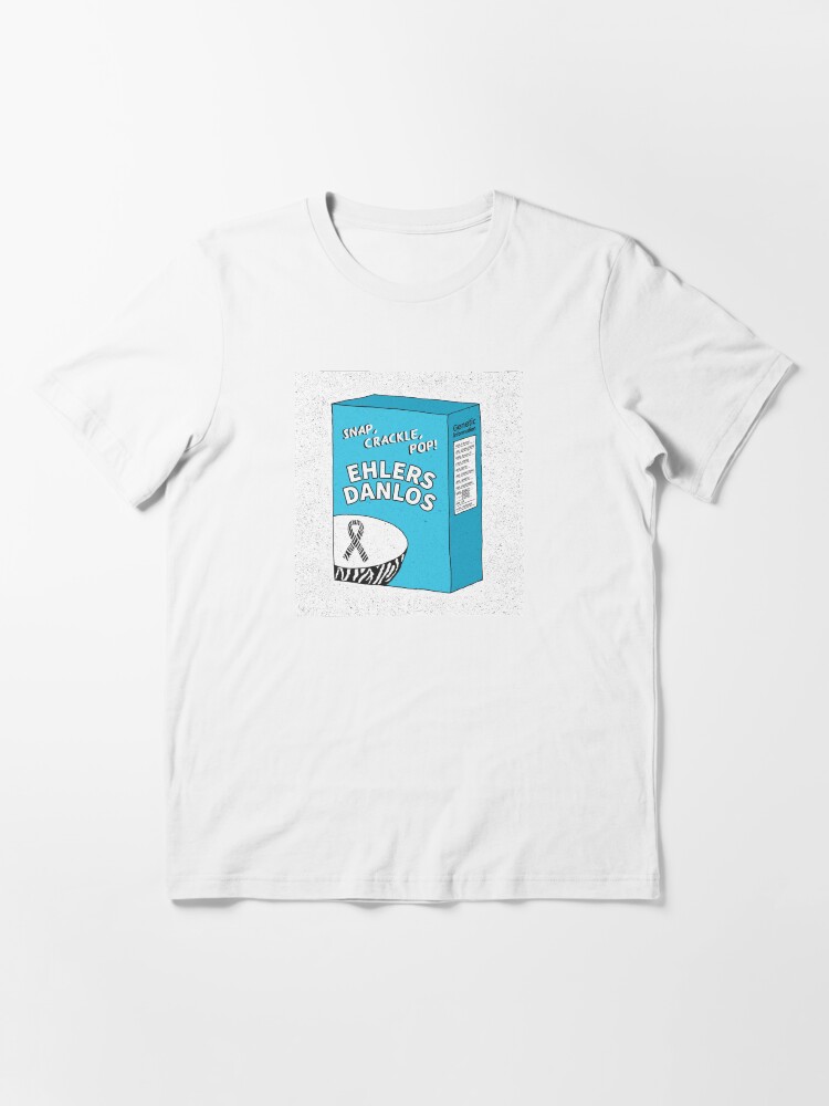 Alternate view of Snap, Crackle, Pop — Ehlers Danlos! Featuring a List of Genetic Mutations Essential T-Shirt